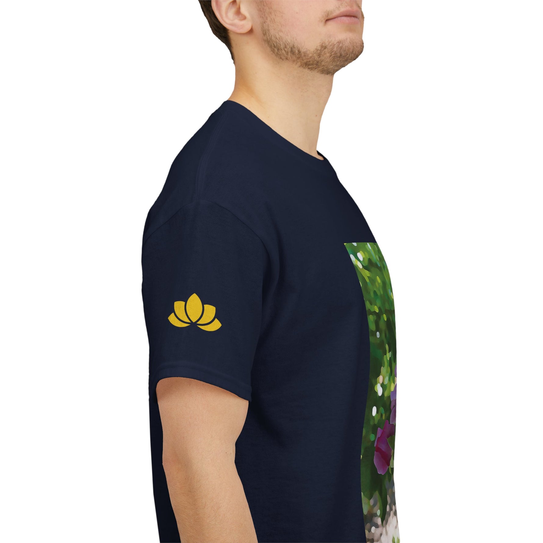 Unisex Heavy Cotton Tee - Flower of Rose, Small Bouquet