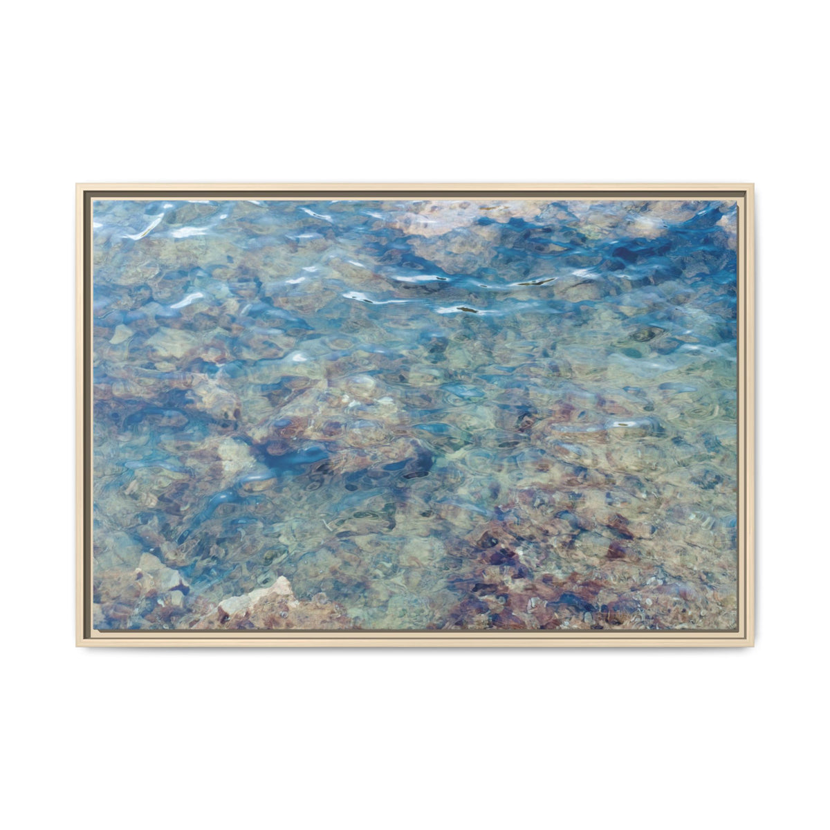 Sea of Crystal | Framed Canvas
