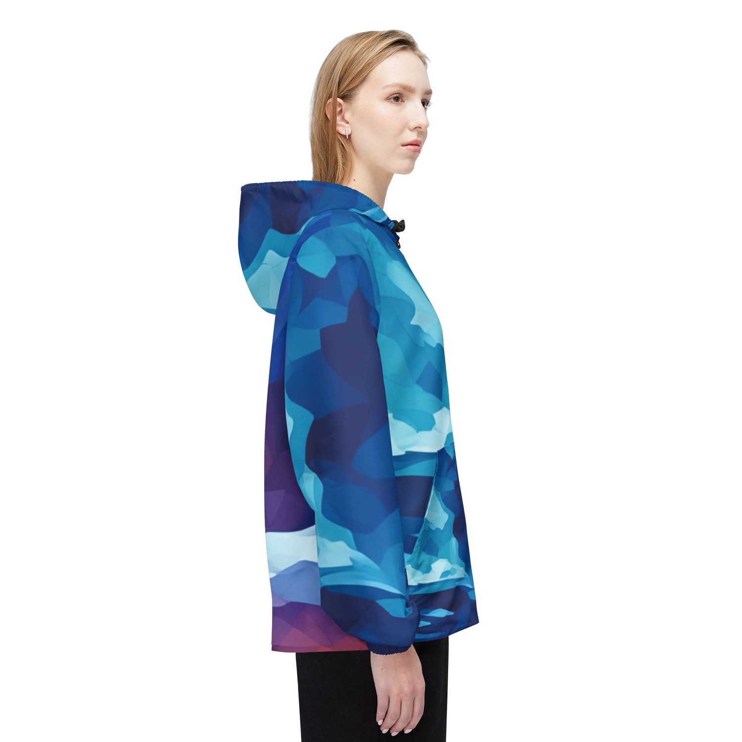 Windbreaker Jacket - Poly Art - Sunset Sky (Variant 2)