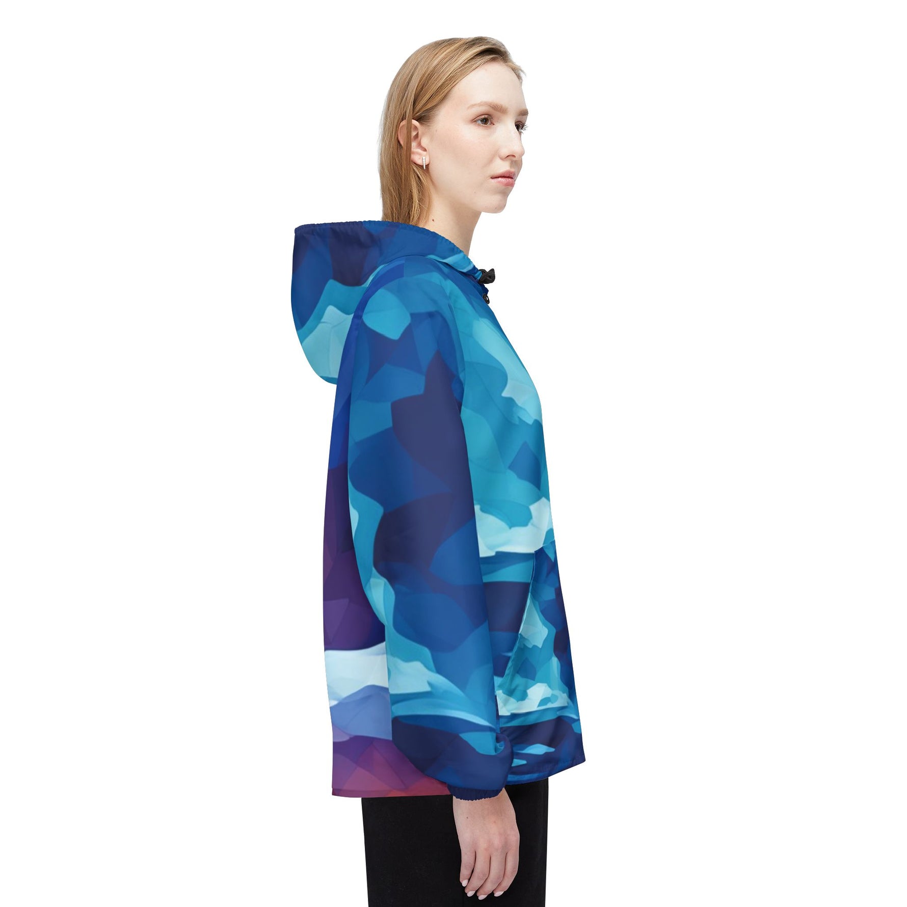 Windbreaker Jacket - Poly Art - Sunset Sky (Variant 2)