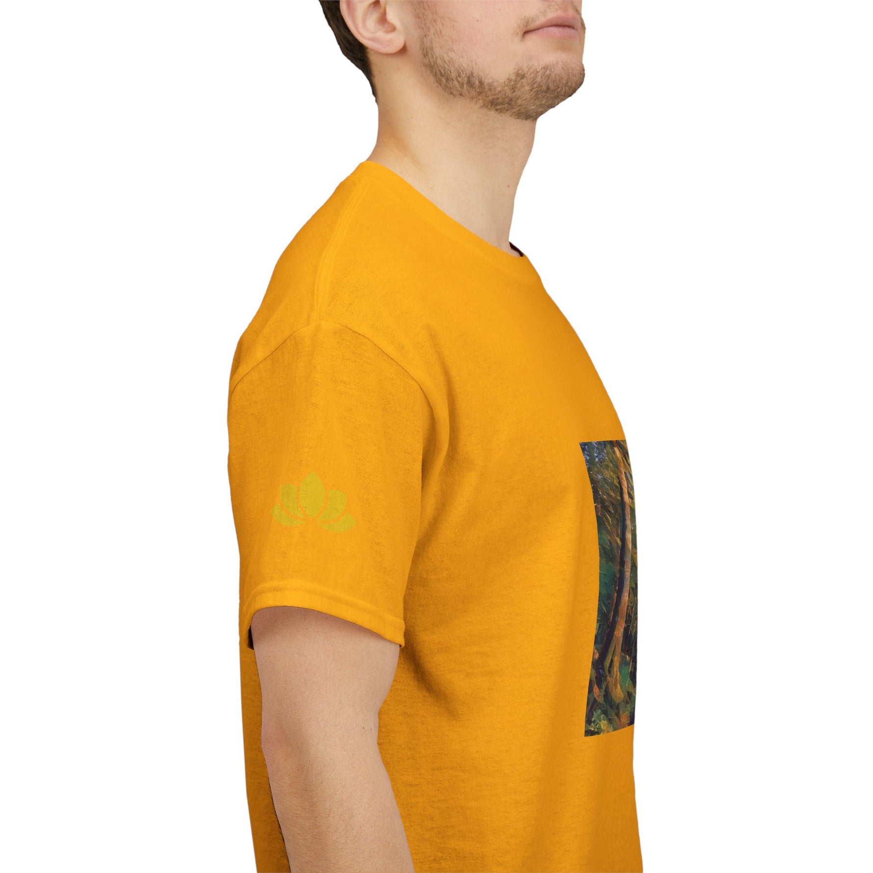 Unisex Heavy Cotton Tee - Poly Art - Forest (Variant 4)