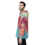 Windbreaker Jacket - Poly Art - Flower of Dahlia (Variant 1)