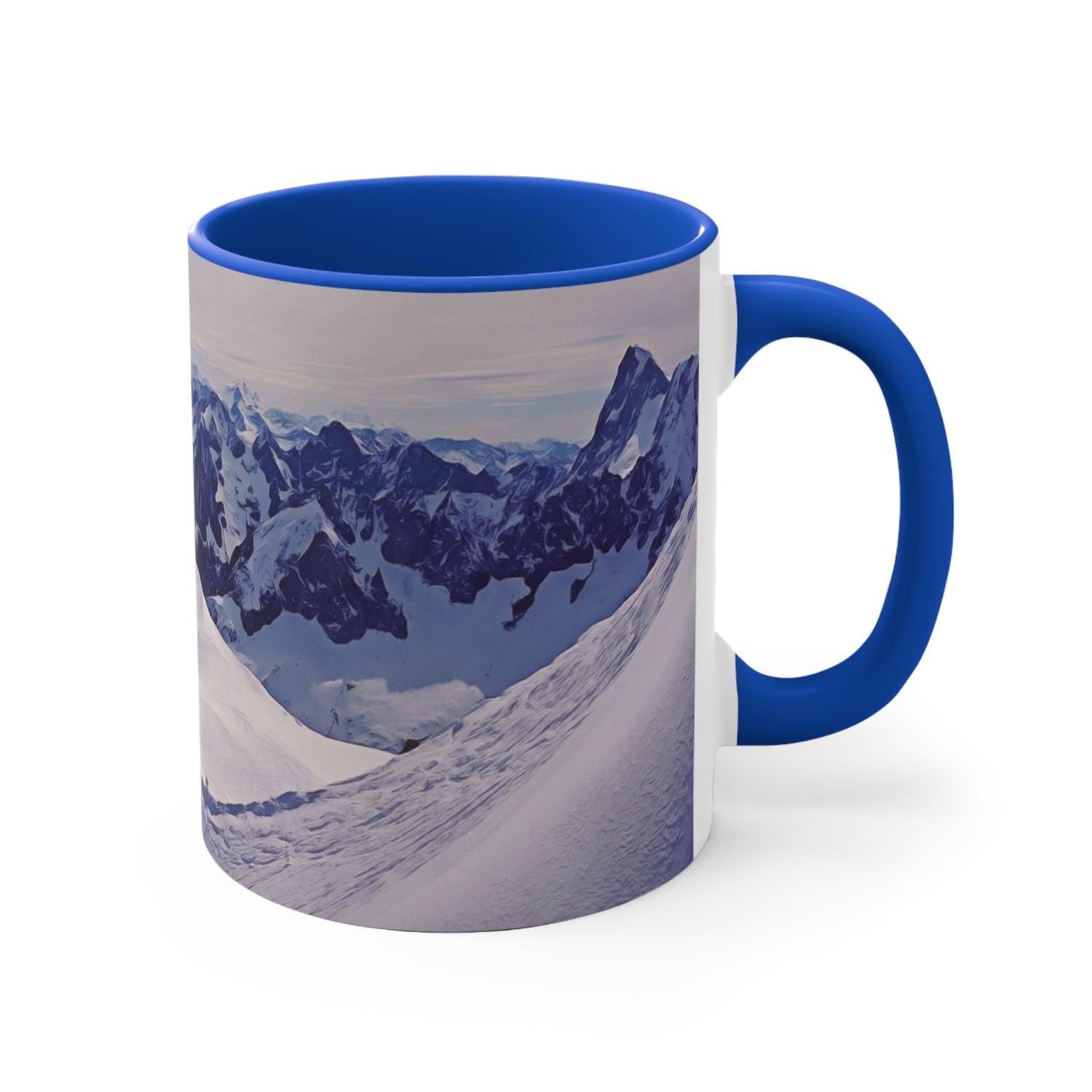Mug 11oz - View from Mont Blanc, France (Variant 2)