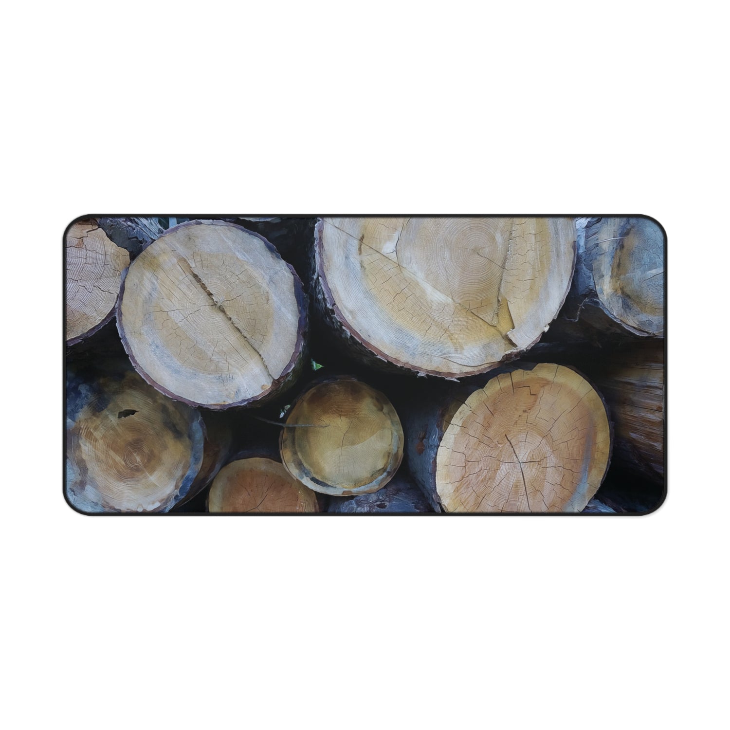 Desk Mat - Wooden Trunks (Variant 2)