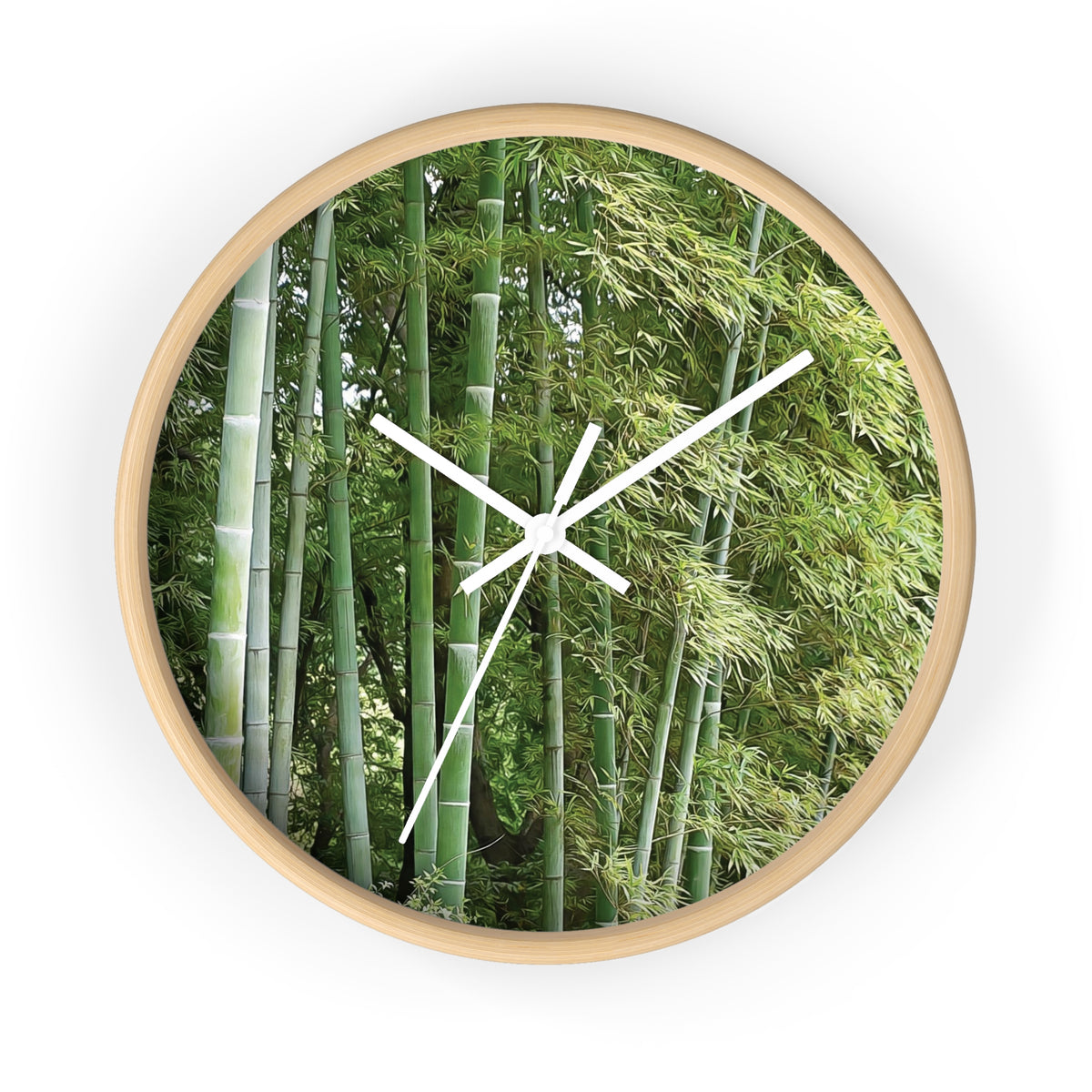 Wall Clock - Bamboo (Variant 1)