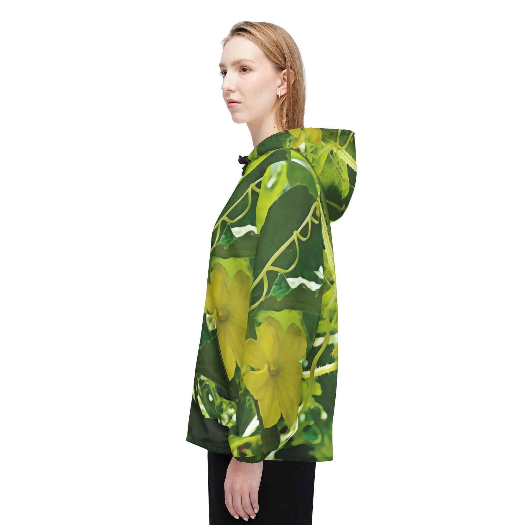 Windbreaker Jacket - Flower of Cucumber