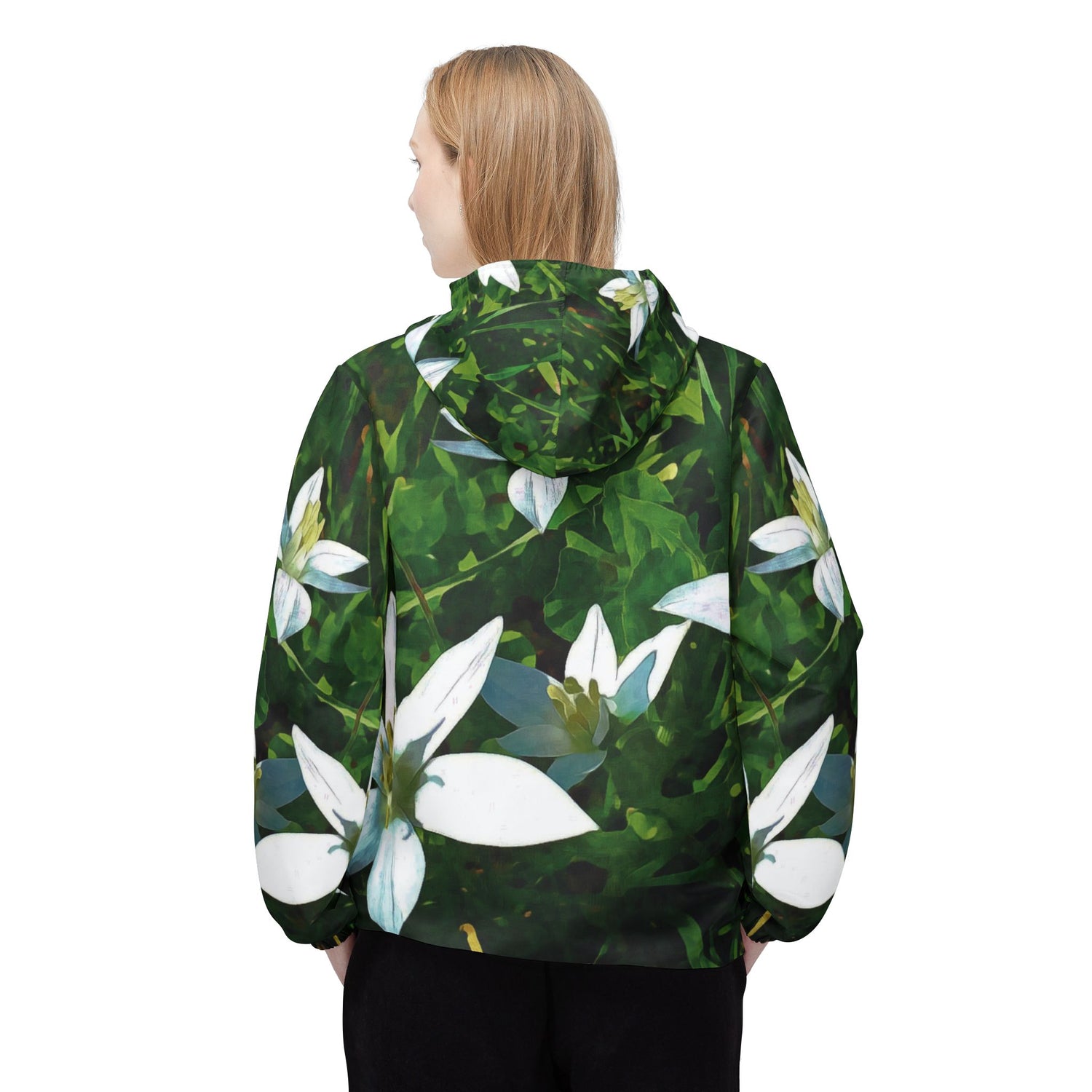 Windbreaker Jacket - Flower of Ornithogalum