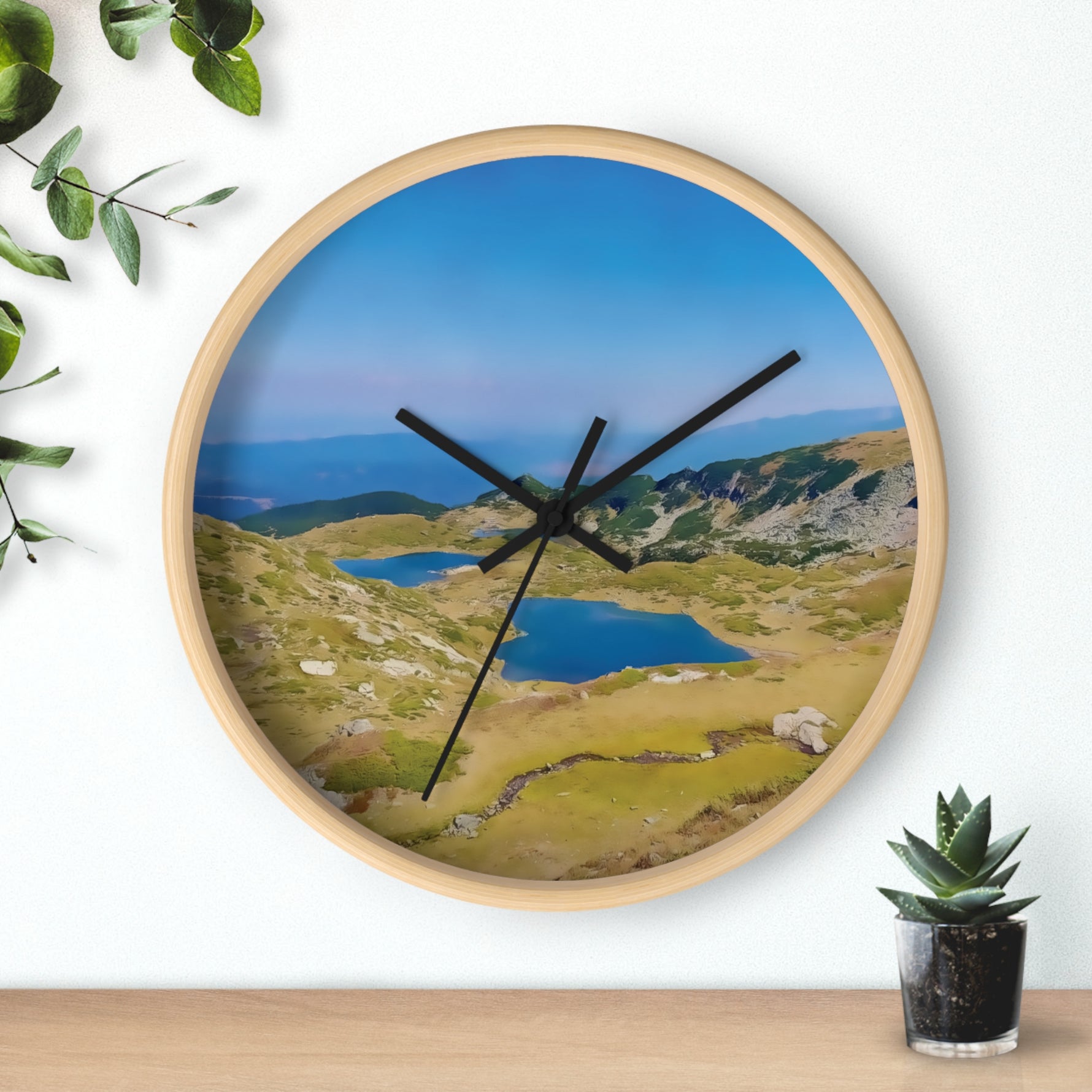 Wall Clock - Rila Lakes, Bulgaria (Variant 1)