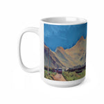 Ceramic White Cup 15oz - Poly Art - China's Guilin Hills