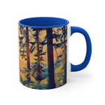 Mug 11oz - Poly Art - Forest Sunset (Variant 2)