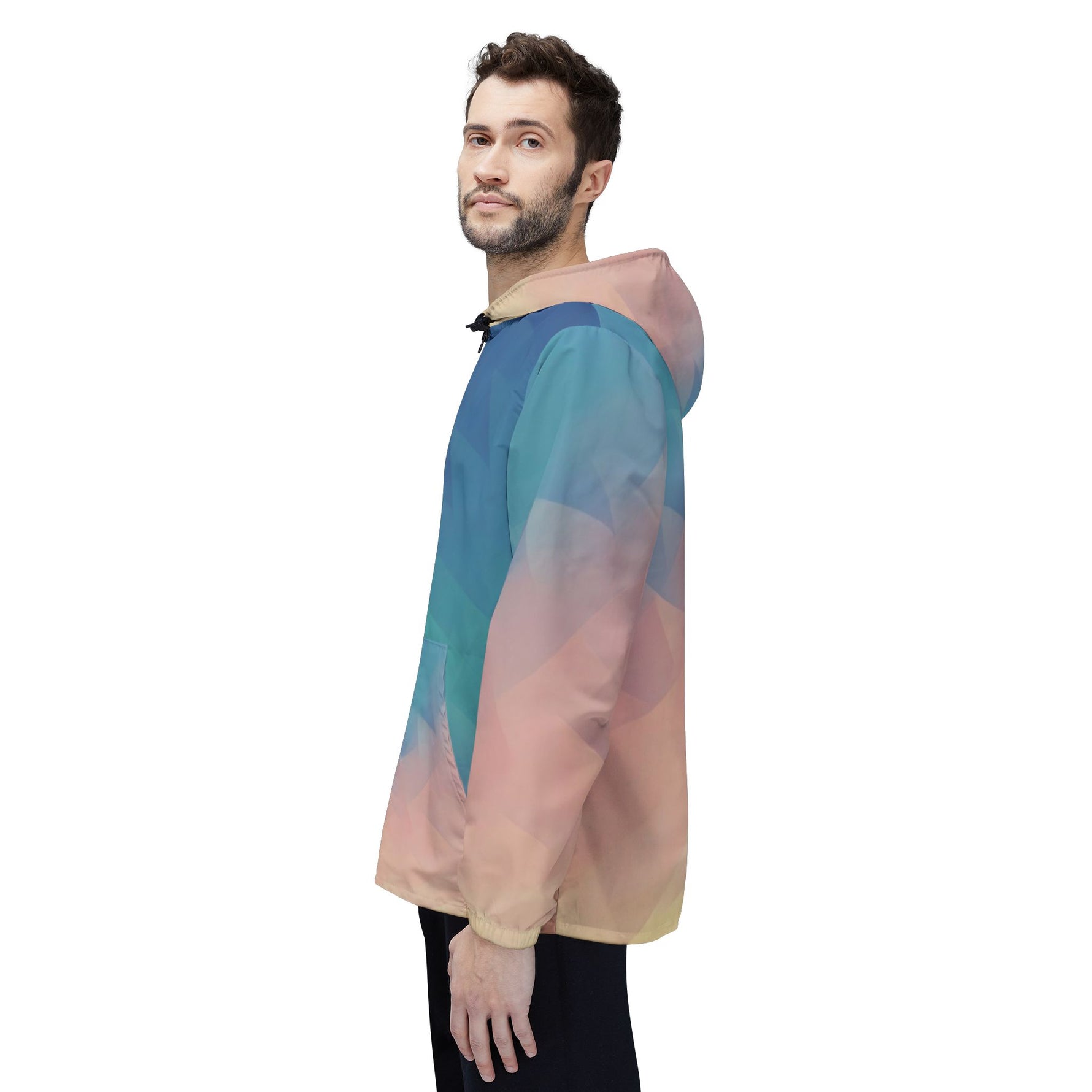 Windbreaker Jacket - Poly Art - Sunset Sky (Variant 1)
