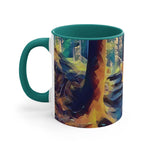 Mug 11oz - Poly Art - Forest, a Path (Variant 1)