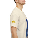 Unisex Heavy Cotton Tee - Nepal, Buddha's Eyes (Variant 1)