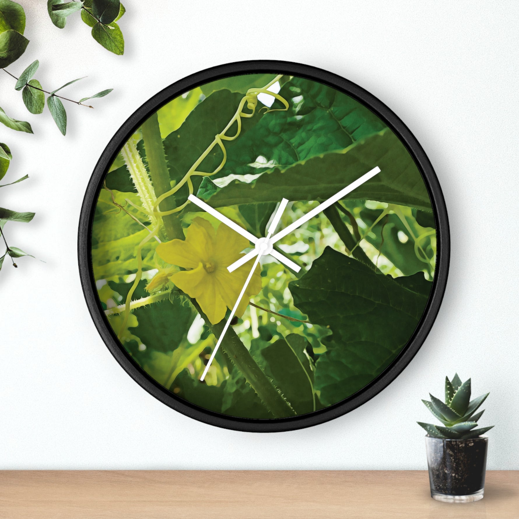 Wall Clock - Flower of Cucumber