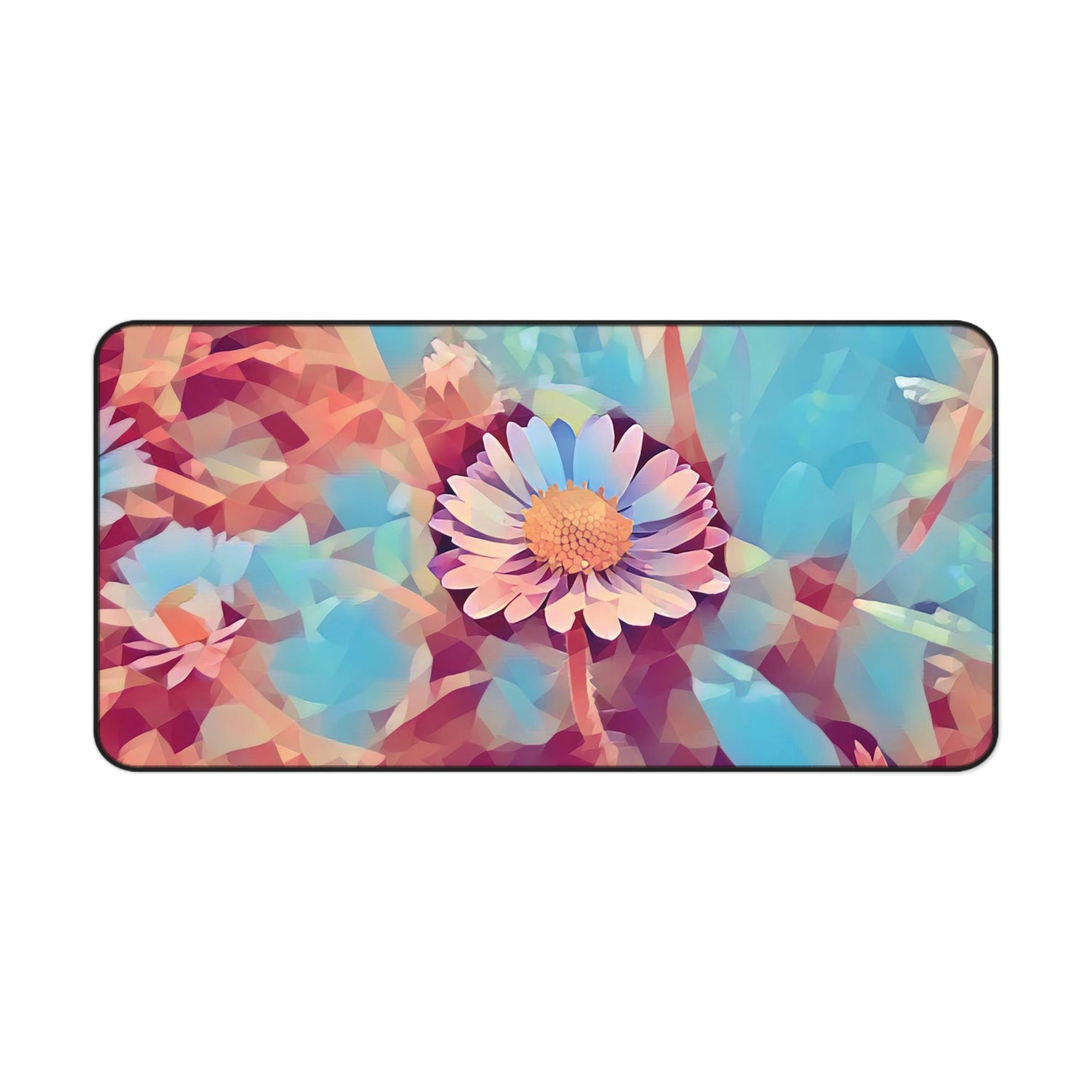 Desk Mat - Poly Art - Flower of Daisies (Variant 6)