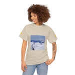 Unisex Heavy Cotton Tee - View from Mont Blanc