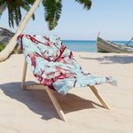 Beach Towel – Poly Art - Apple's Tree Flower (Variant 04)