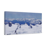 Stretched Matte Canvas - View from Mont Blanc