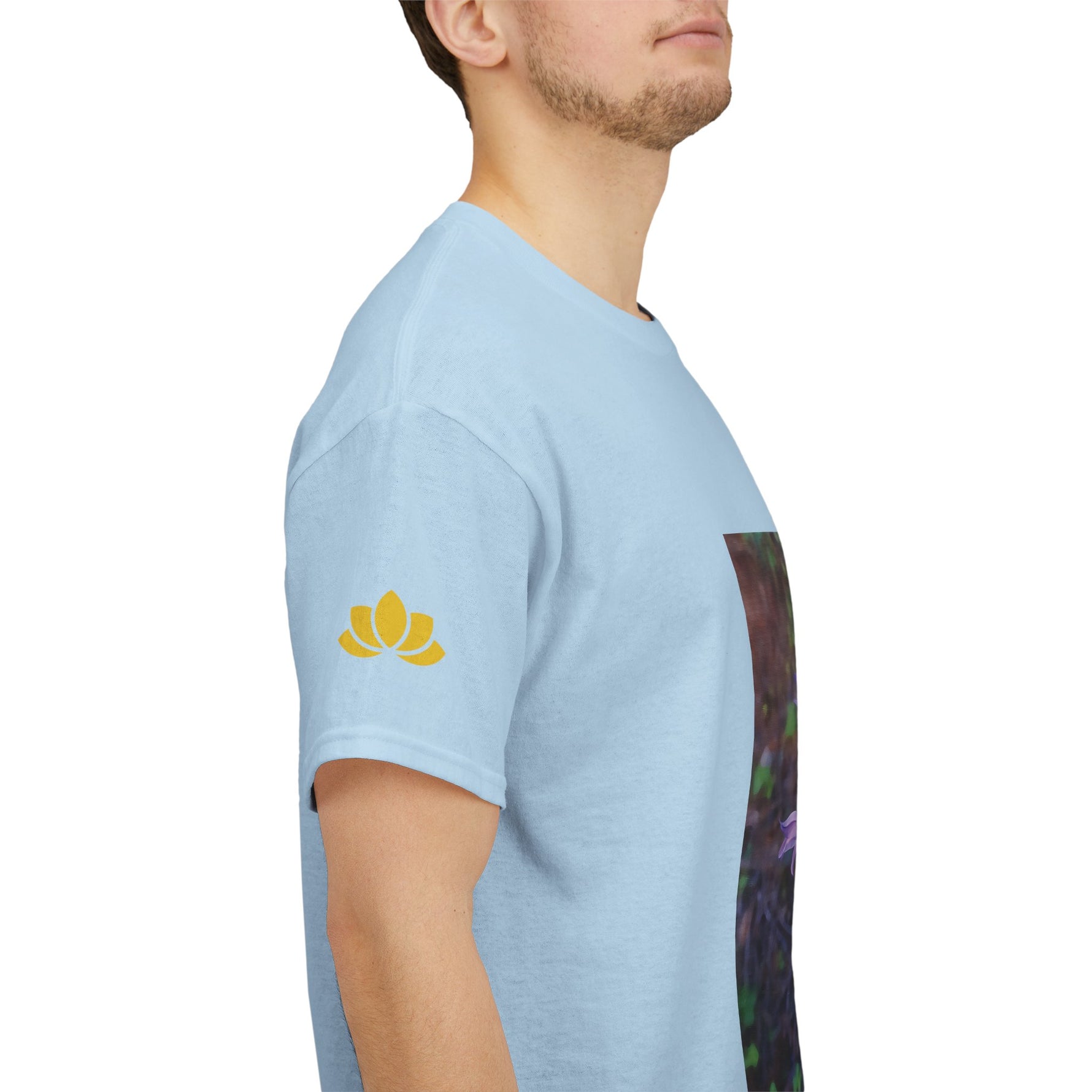 Unisex Heavy Cotton Tee - Flower of Cephalanthera Rubra