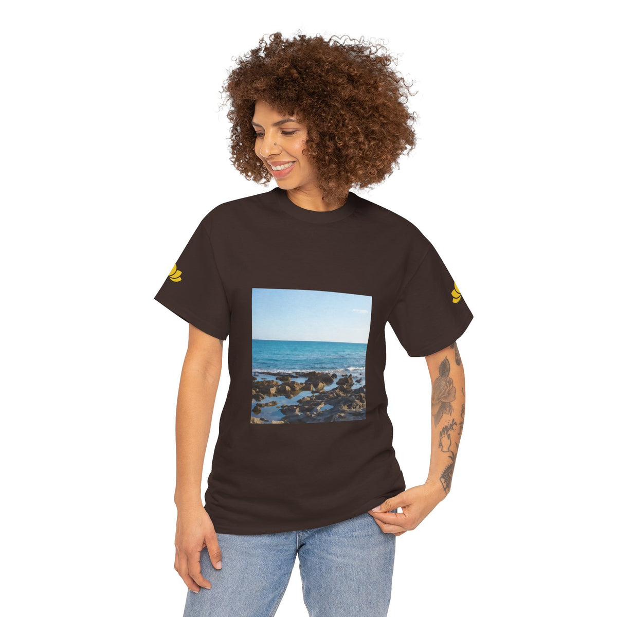 Unisex Heavy Cotton Tee - Sea (Variant 6)