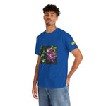 Unisex Heavy Cotton Tee - Flower of Ortensia/Hydrangea Macrophylla