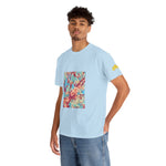 Unisex Heavy Cotton Tee - Poly Art - Apple's Tree Flower (Variant 3)