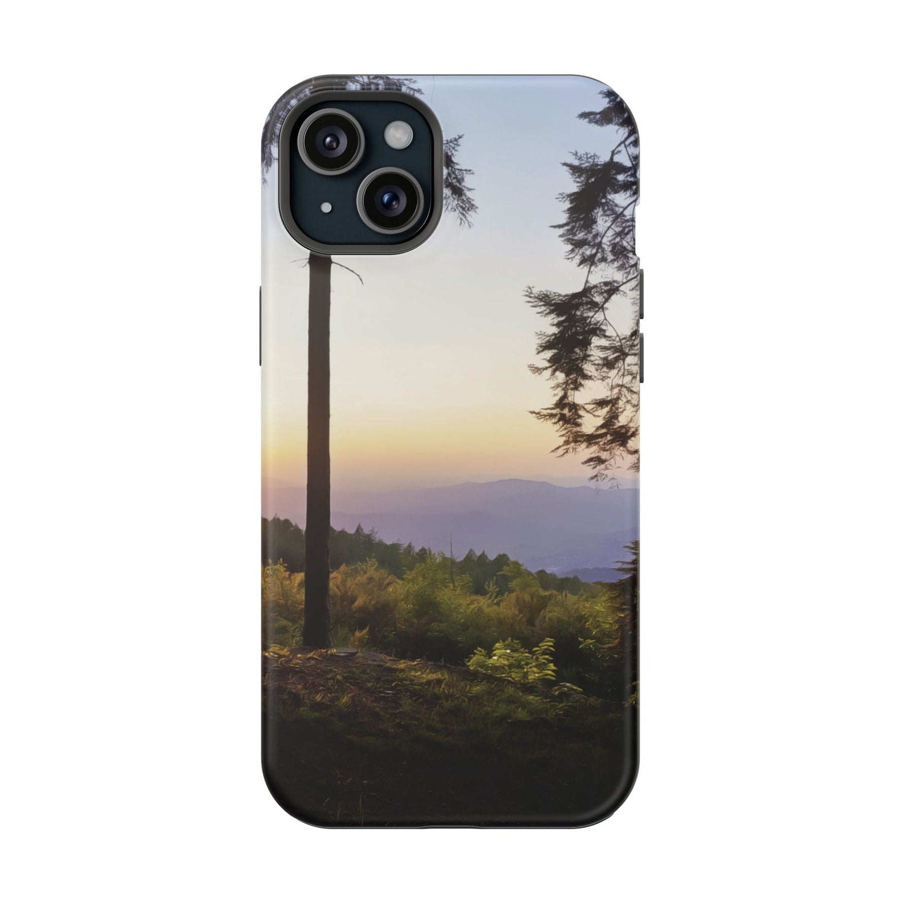 Magnetic Tough Phone Case - Forest Sunset