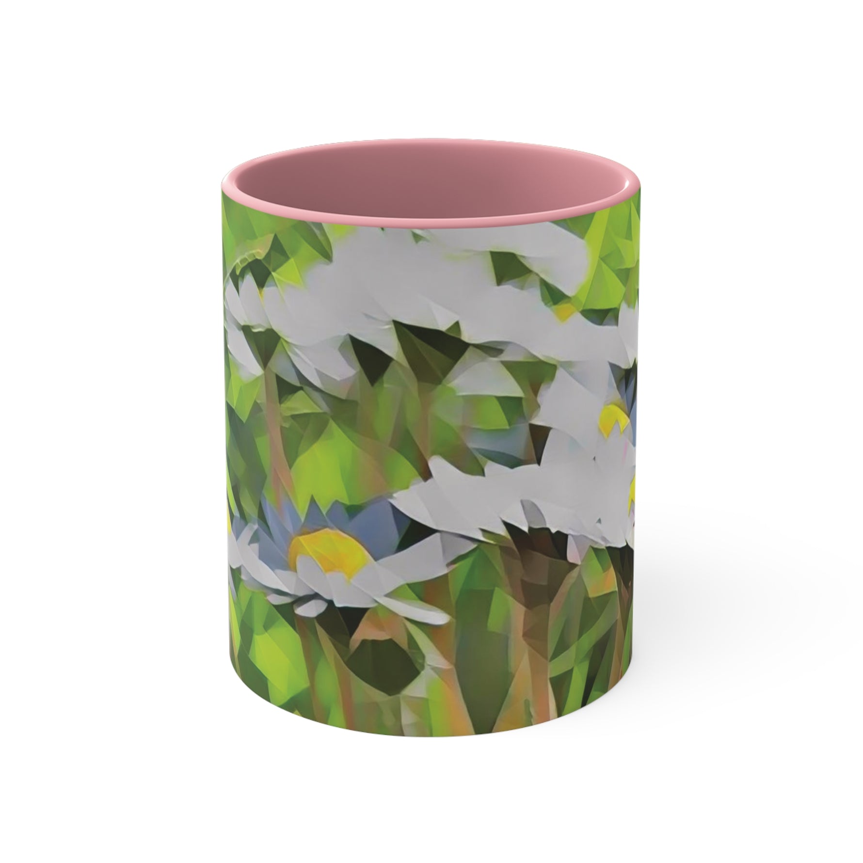 Mug 11oz - Poly Art - Flower of Daisies (Variant 01)