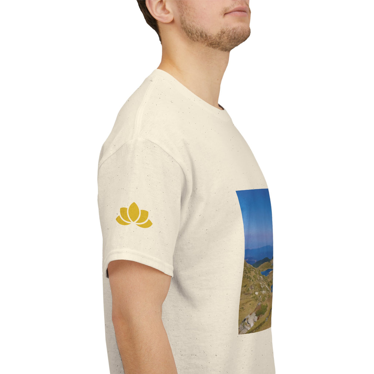 Unisex Heavy Cotton Tee - Rila Lakes (Variant 1)