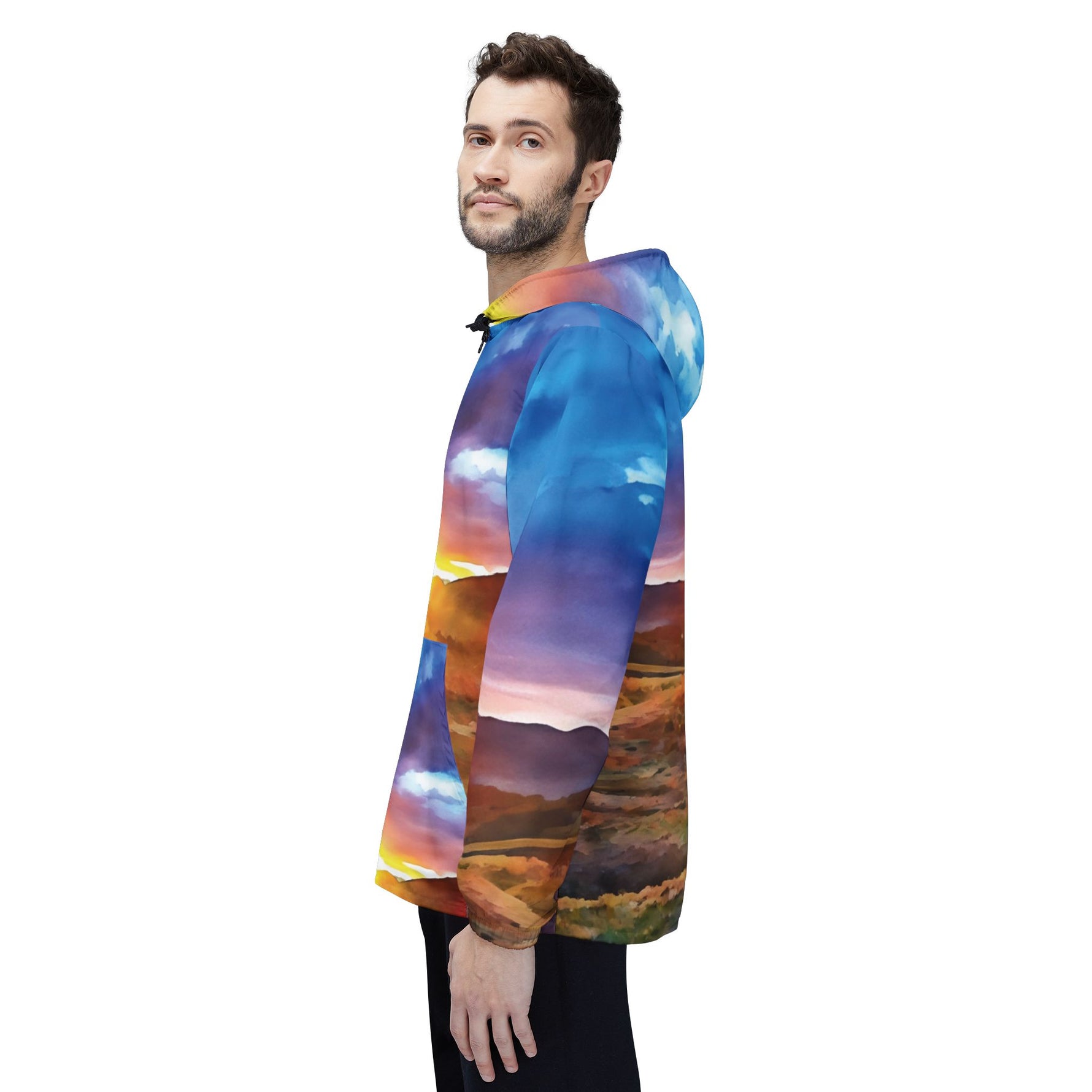 Windbreaker Jacket - Tuscan Landscape (Variant 2)