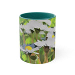 Mug 11oz - Poly Art - Flower of Daisies (Variant 01)