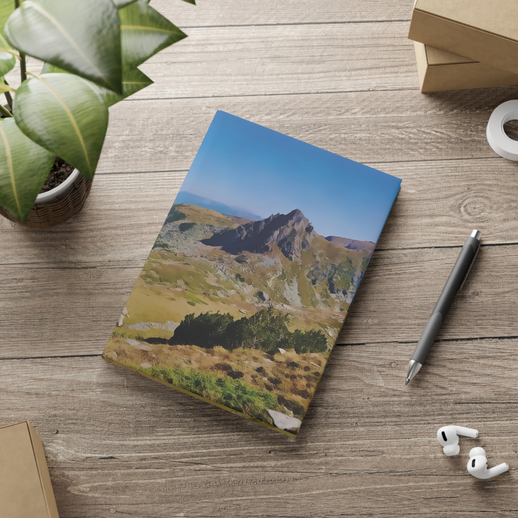 Hardcover Notebook with Puffy Covers - Lakes of Rila, Bulgaria (Variant 2)