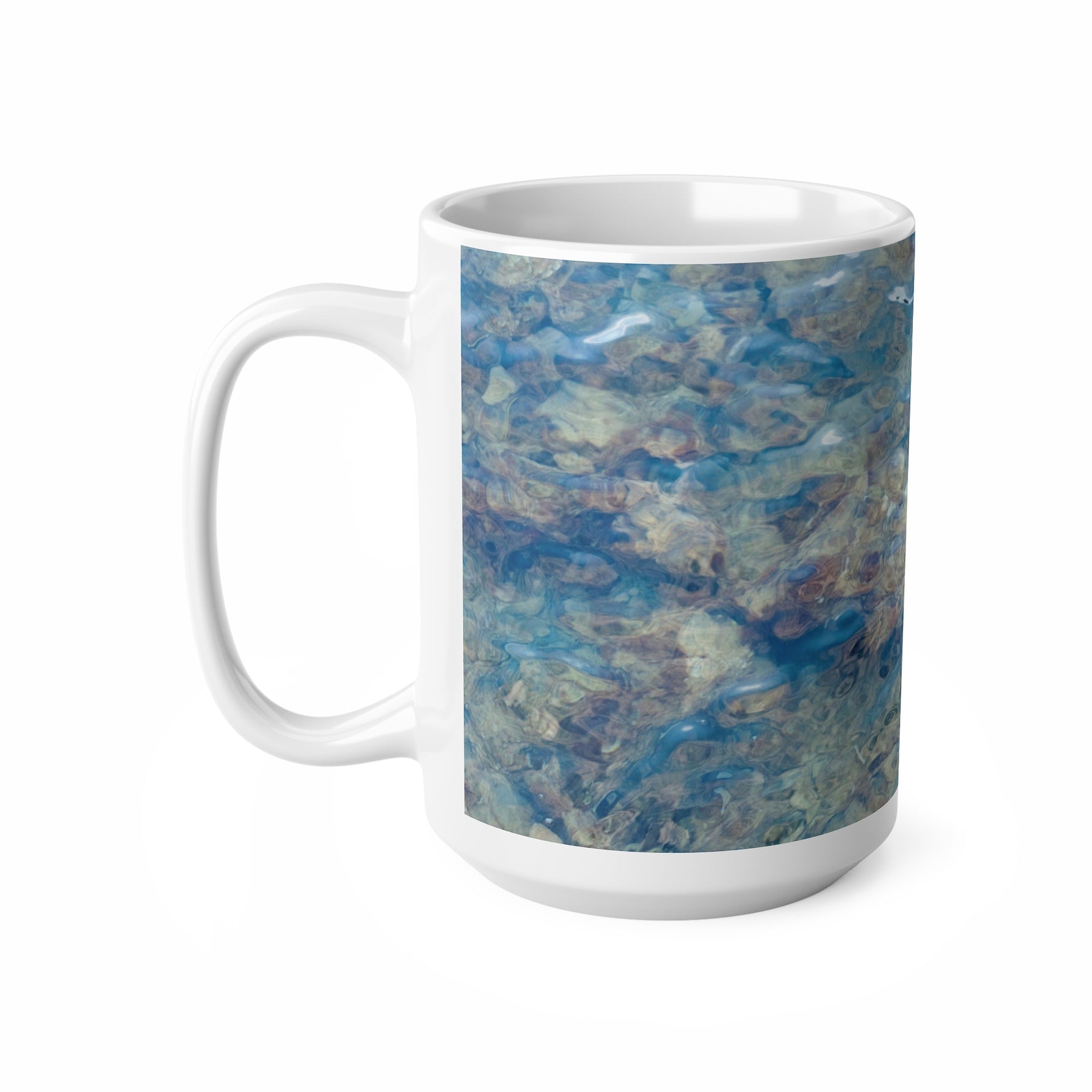 Ceramic White Cup 15oz - Sea (Variant 03)
