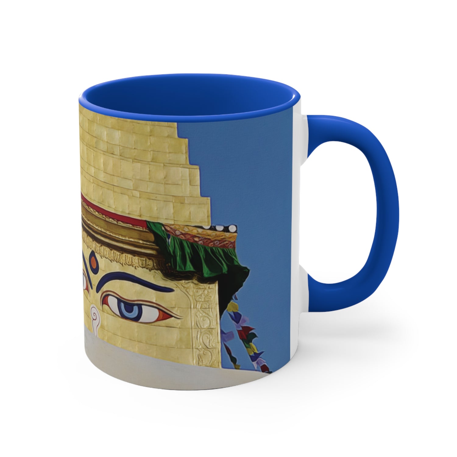 Mug 11oz - Nepal, Stupa with Buddha's Eyes (Variant 2)