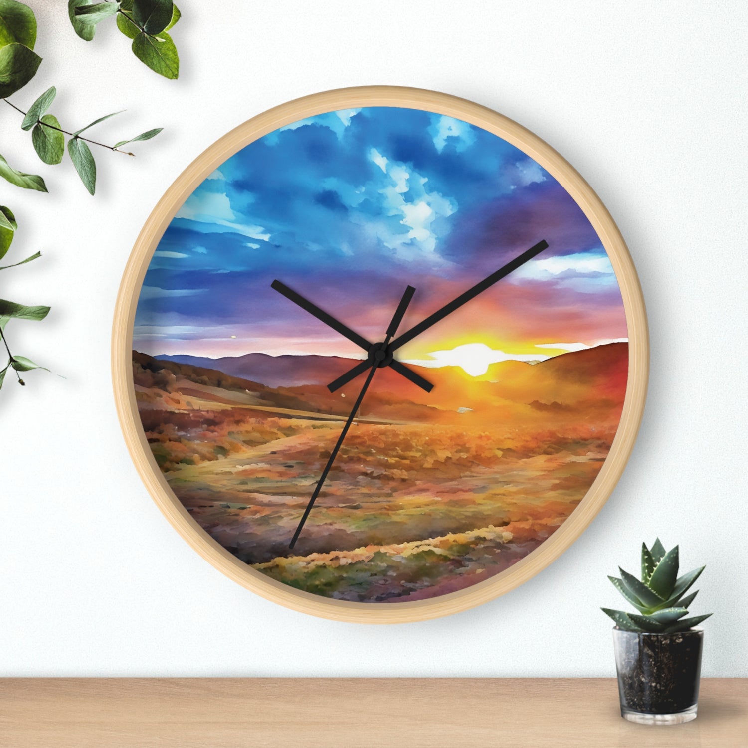 Wall Clock - Tuscan Landscape (Variant 2)