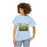 Unisex Heavy Cotton Tee - Flower of Silene Vulgaris