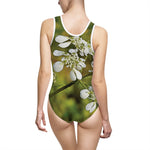 Swimsuit - Flower, White Petals