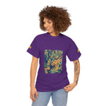 Unisex Heavy Cotton Tee - Poly Art - Apple's Tree Flower (Variant 2)