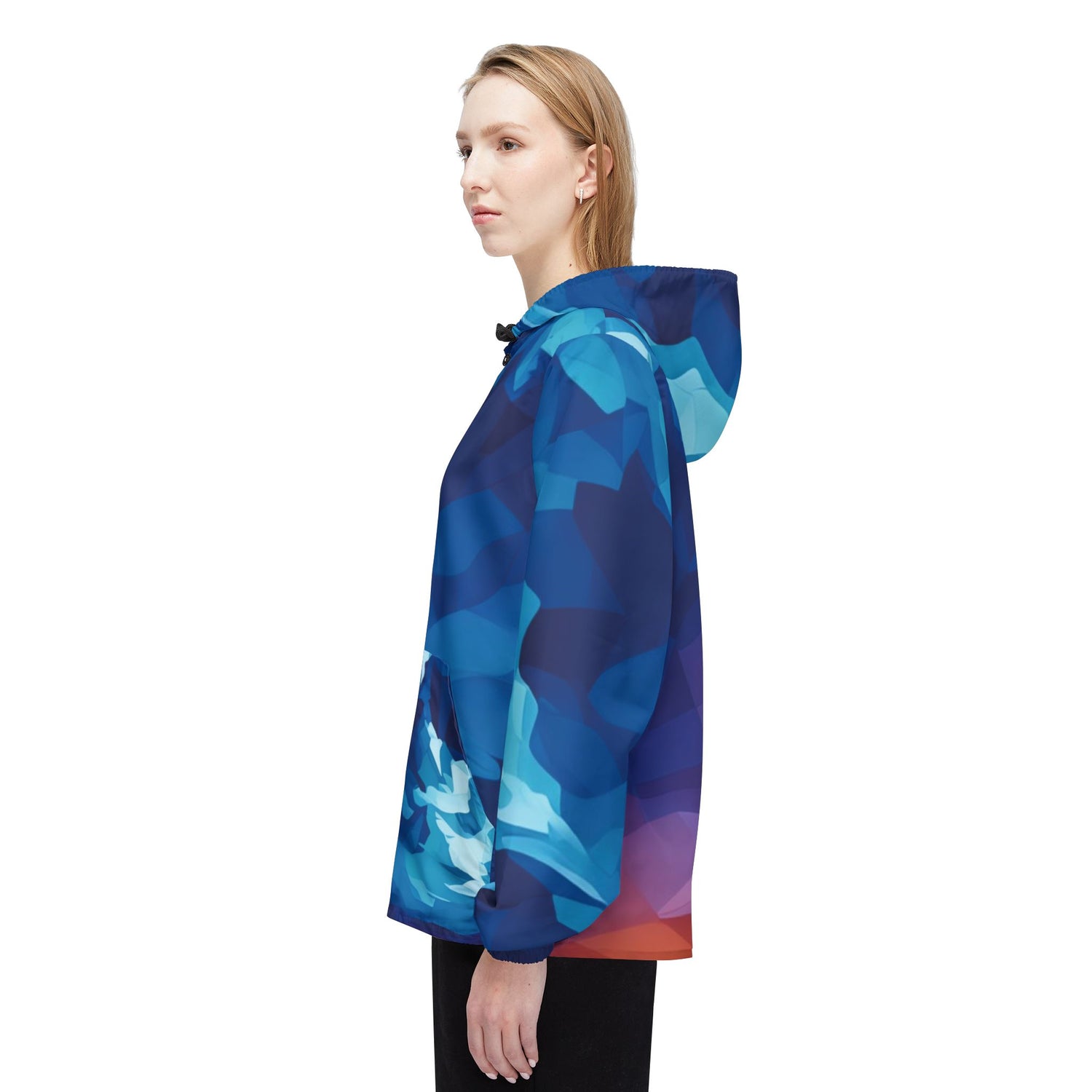 Windbreaker Jacket - Poly Art - Sunset Sky (Variant 2)