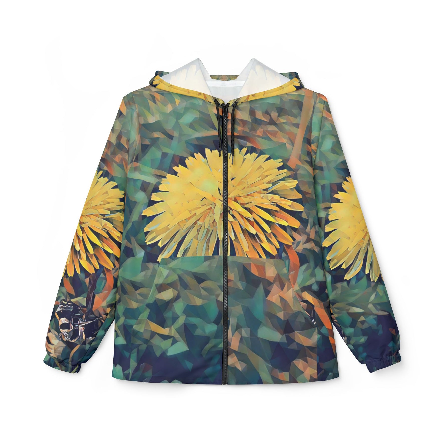 Windbreaker Jacket - Poly Art - Flower of Dandelion (Variant 1)