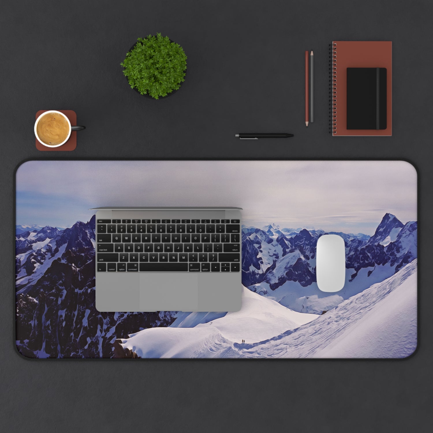 Desk Mat - View from Mont Blanc (Variant 3)