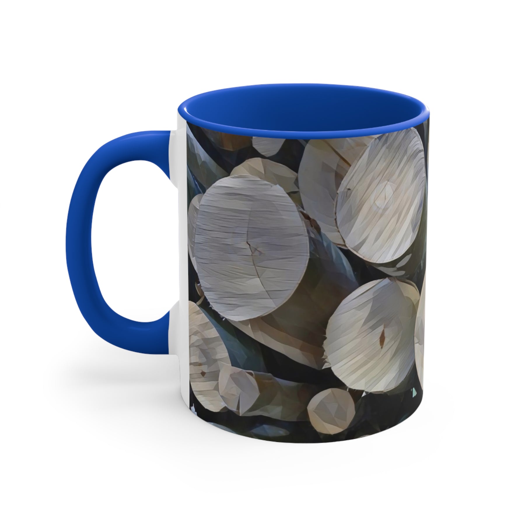 Mug 11oz - Poly Art - Wooden Trunks (Variant 3)
