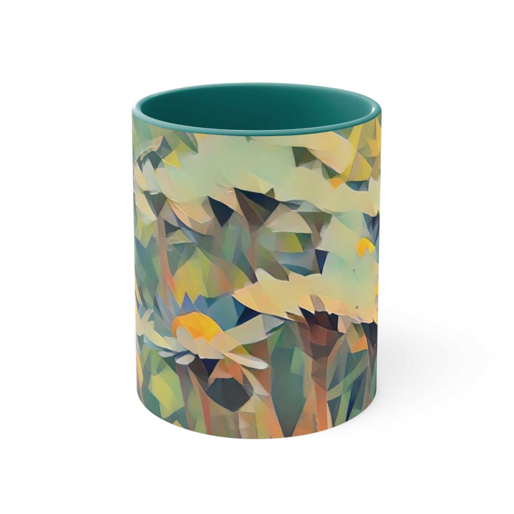 Mug 11oz - Poly Art - Flower of Daisies (Variant 02)