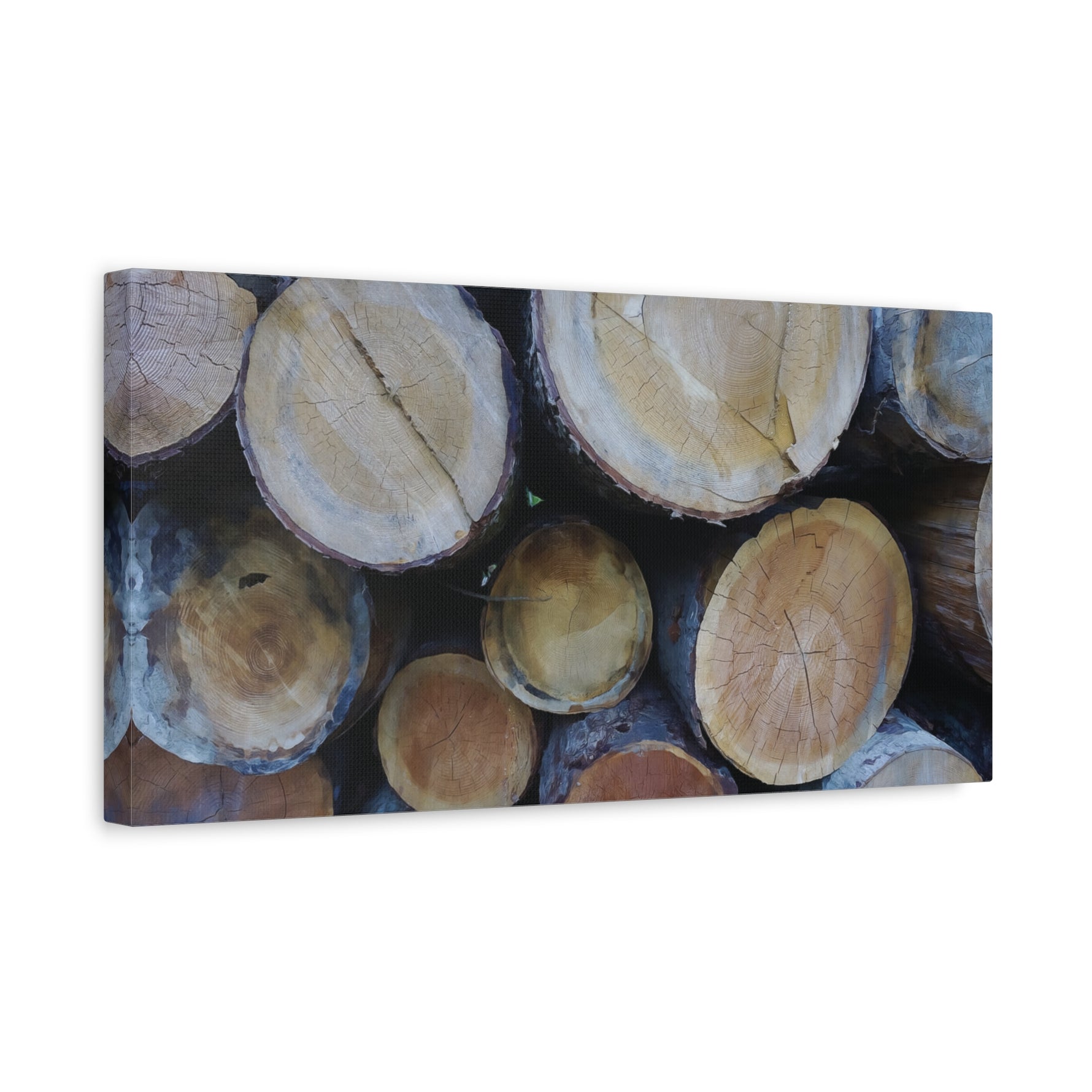 Stretched Matte Canvas - Wooden Trunks (Variant 2)