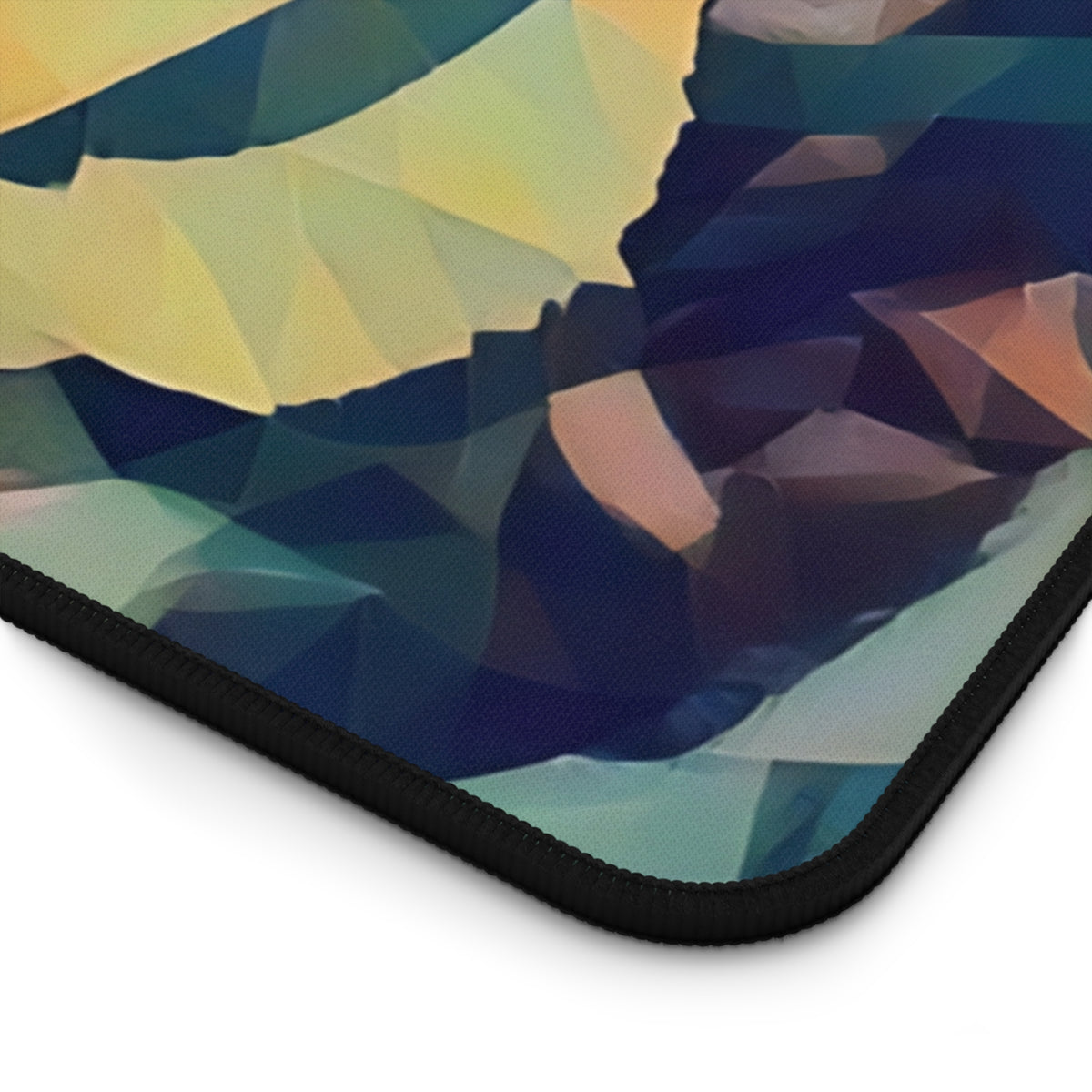 Desk Mat - Poly Art - Flower of Euphorbia Helioscopia