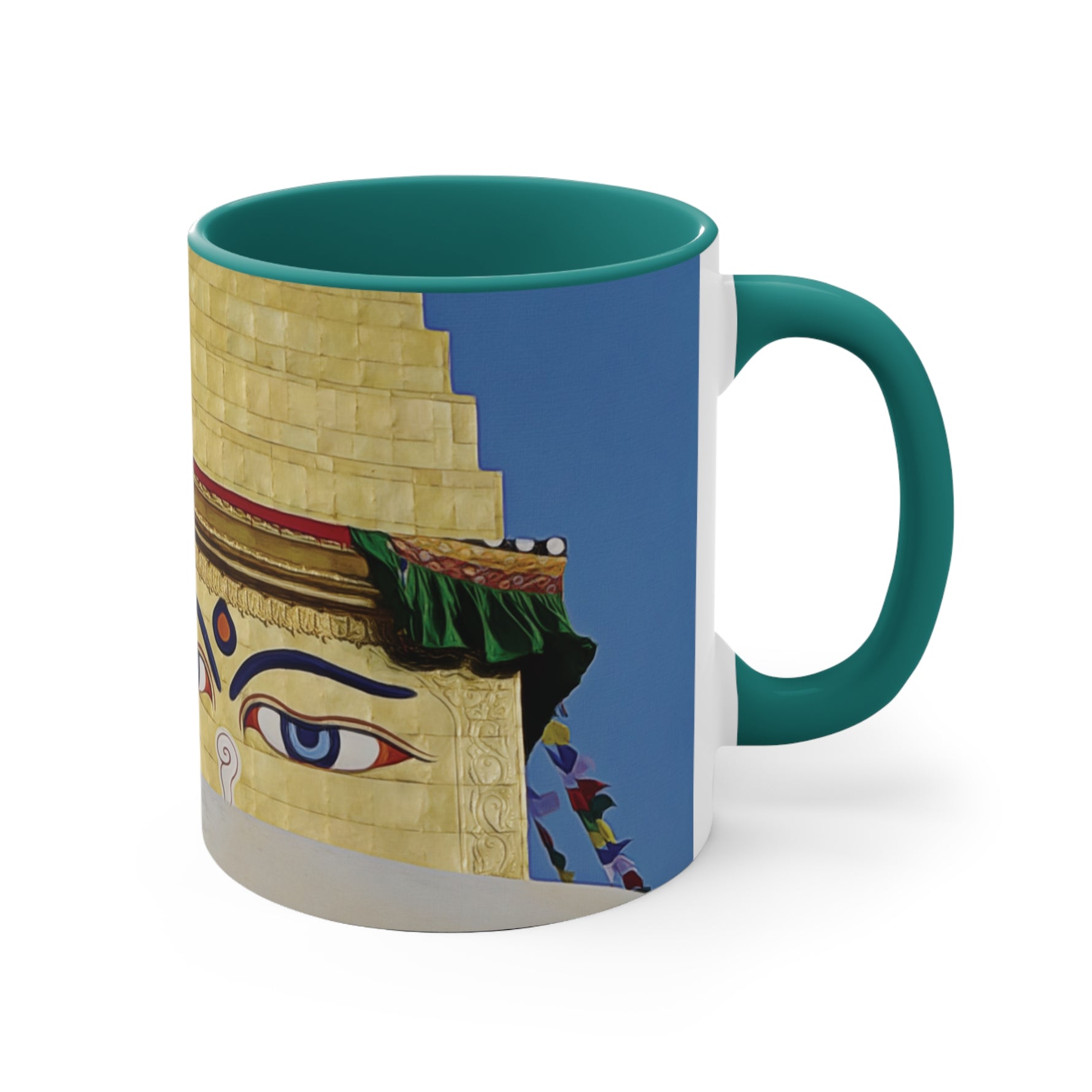 Mug 11oz - Nepal, Stupa with Buddha's Eyes (Variant 2)