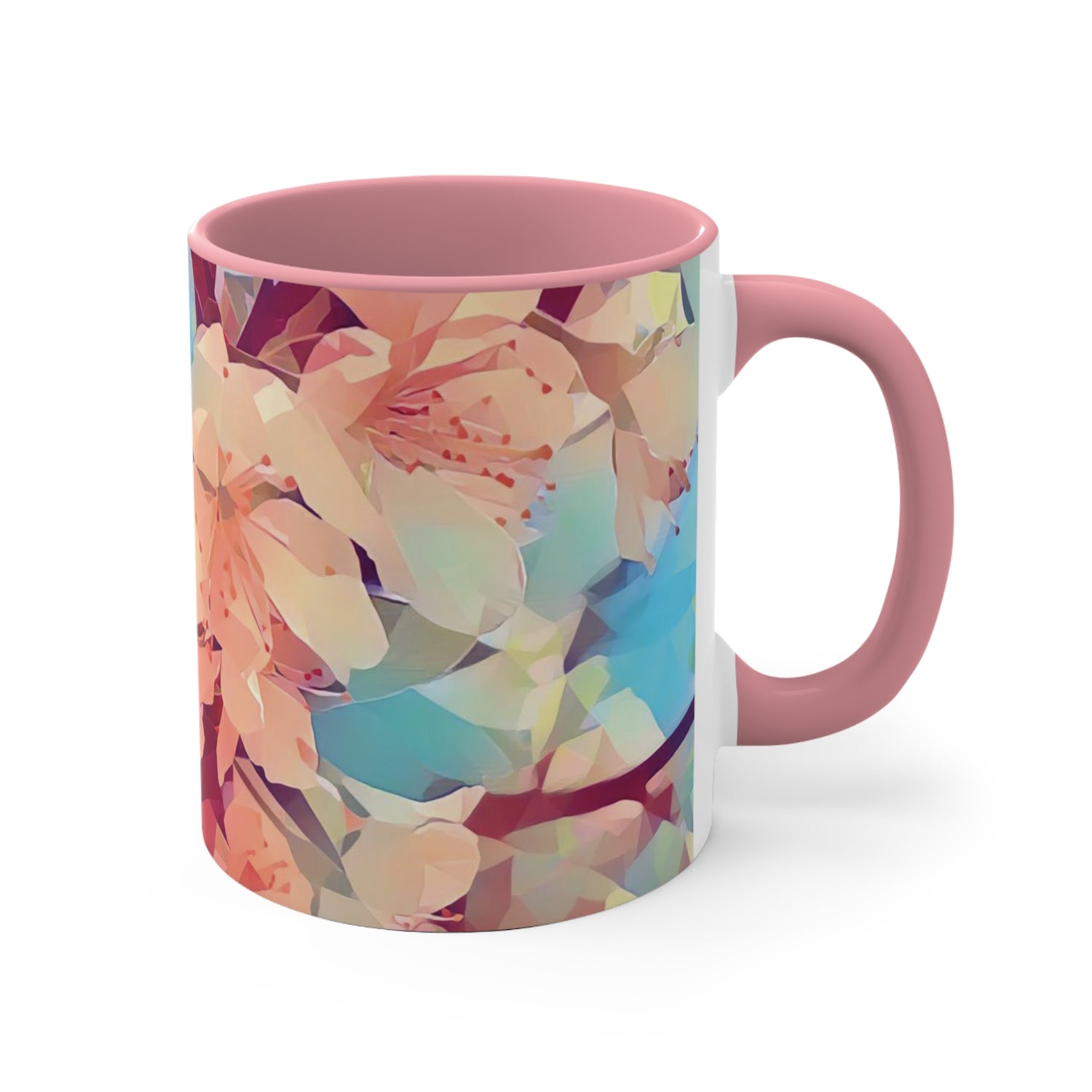 Mug 11oz - Poly Art - Apple's Tree Flower (Variant 3)