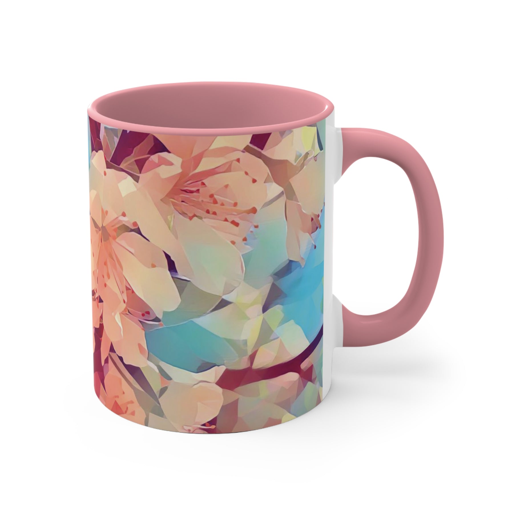Mug 11oz - Poly Art - Apple's Tree Flower (Variant 3)