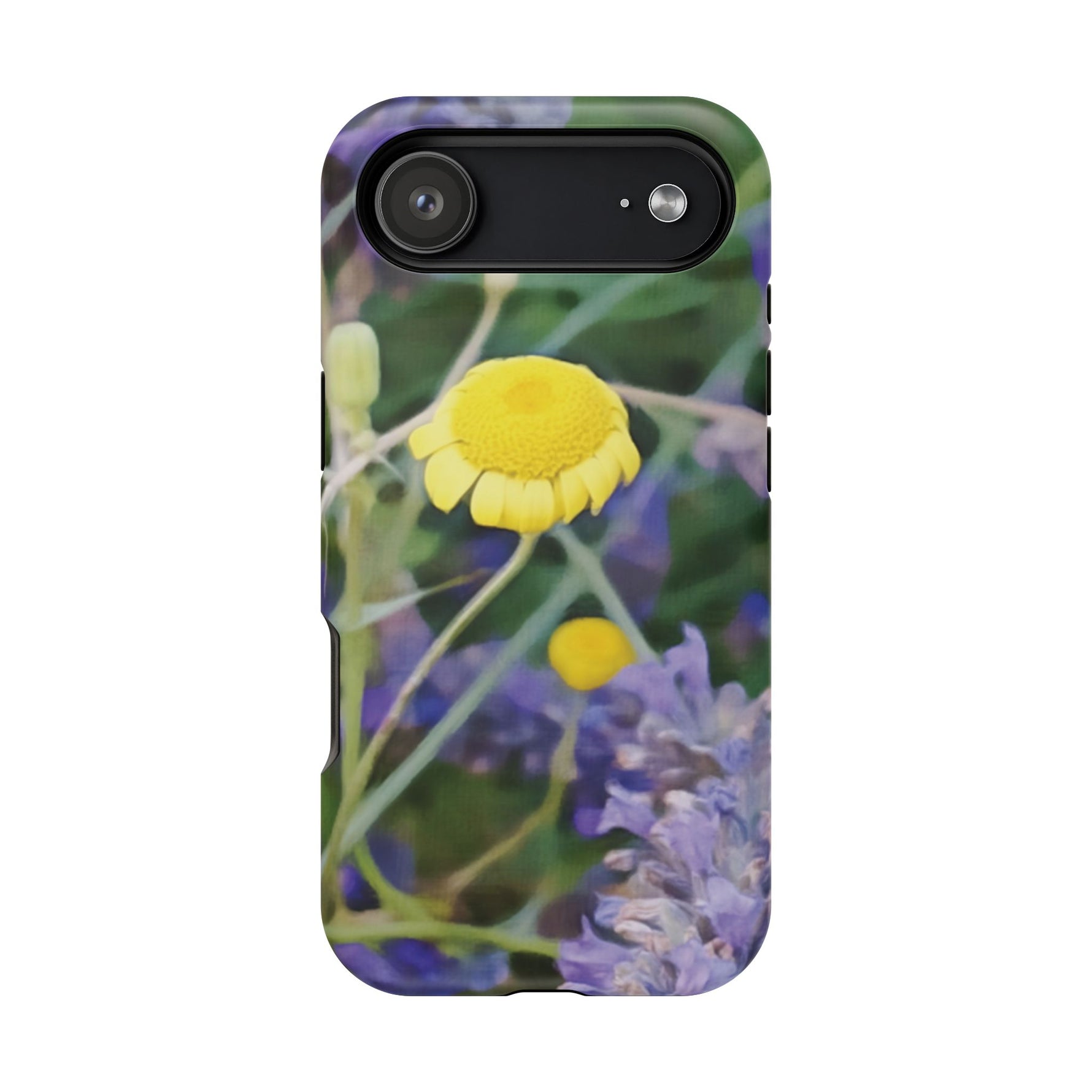 Magnetic Tough Phone Case - Flower of Lavender and Chamomile