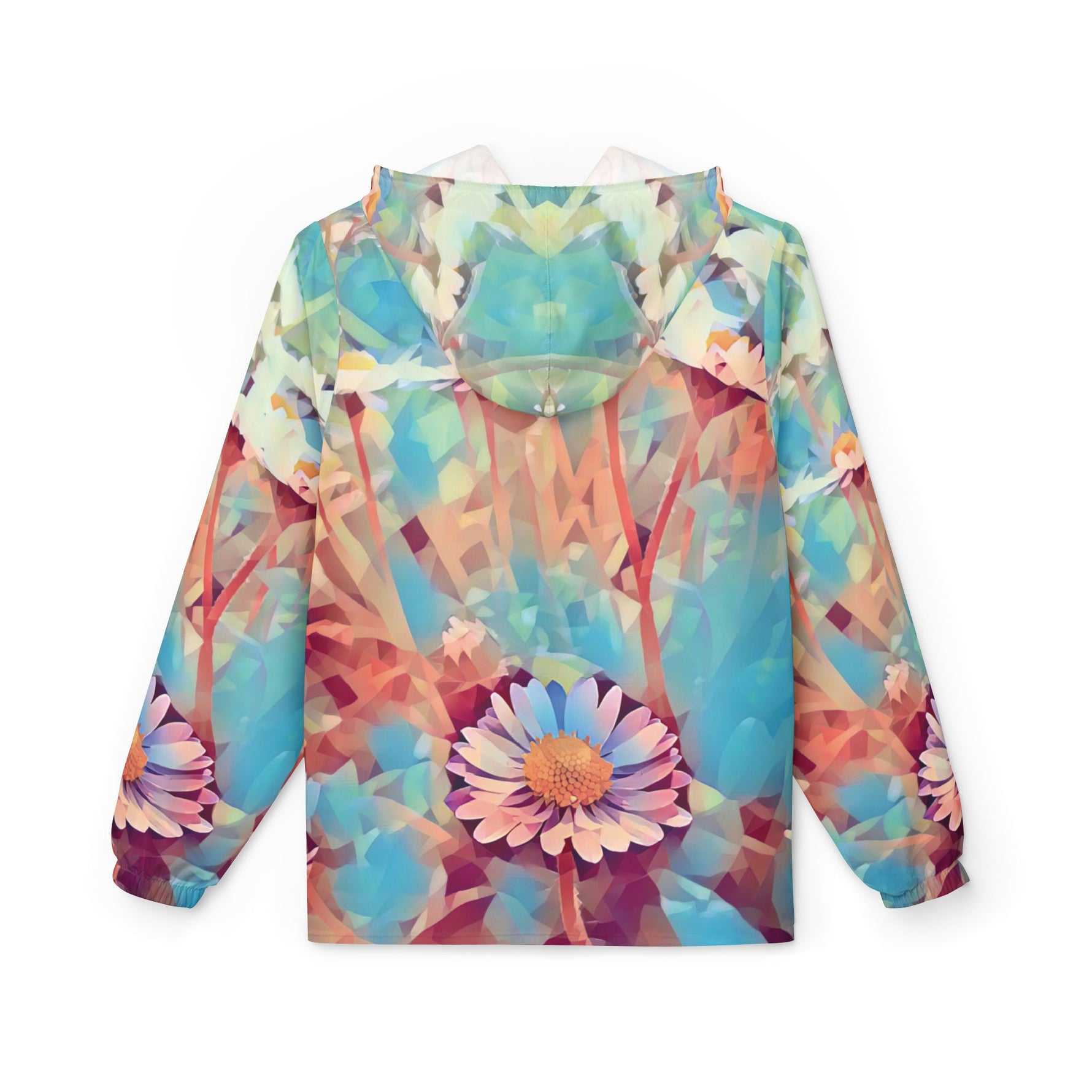 Windbreaker Jacket - Poly Art - Flower of Daisies (Variant 3)